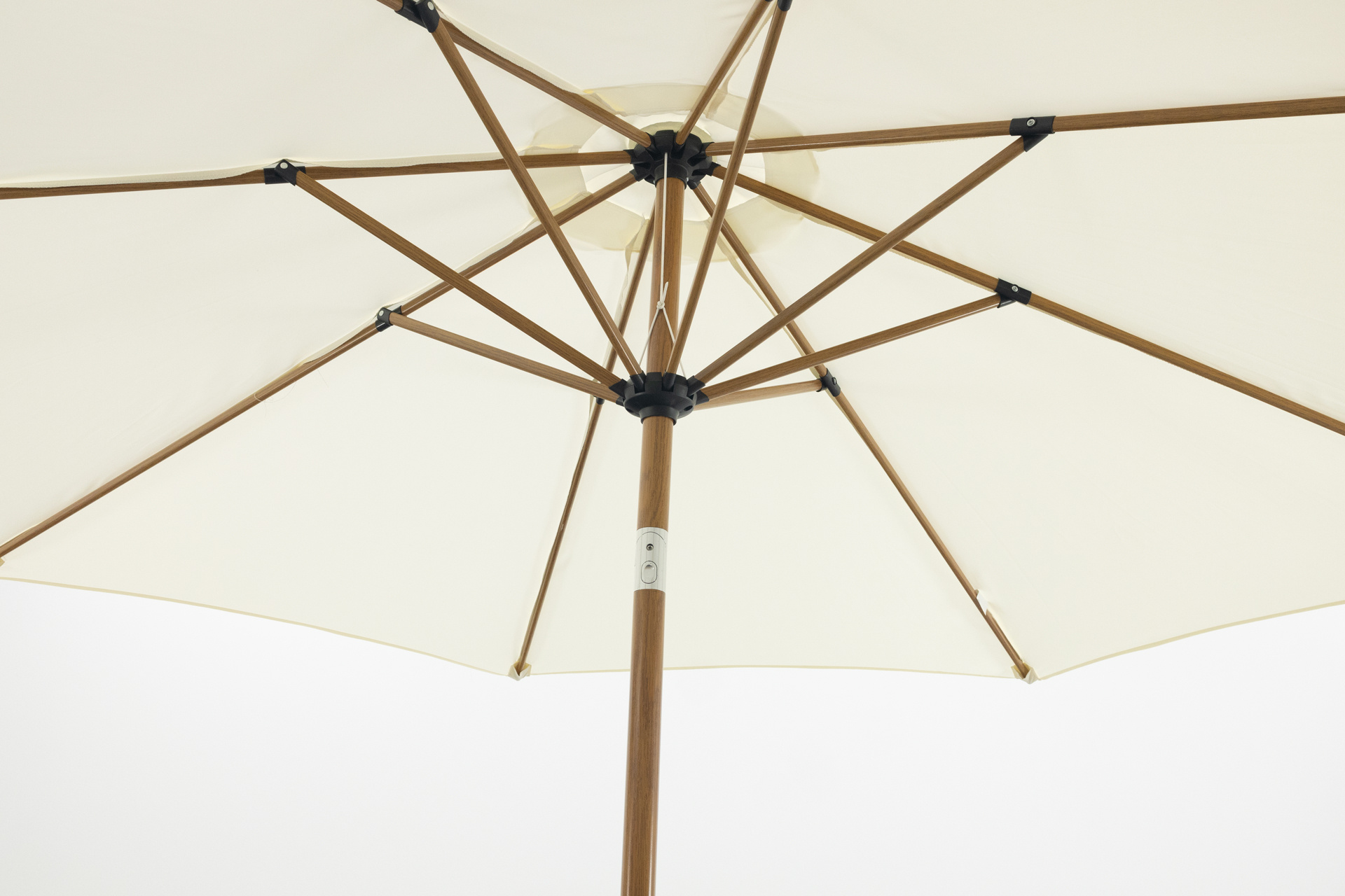 vdgarde Kayu Stokparasol Ø300 cm. - Ecru/Woodlook