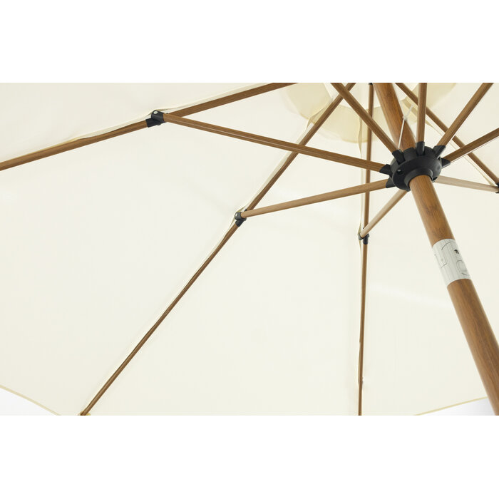 vdgarde Kayu Stokparasol Ø300 cm. - Ecru/Woodlook