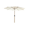 Kayu Stokparasol Ø300 cm. - Ecru/Woodlook