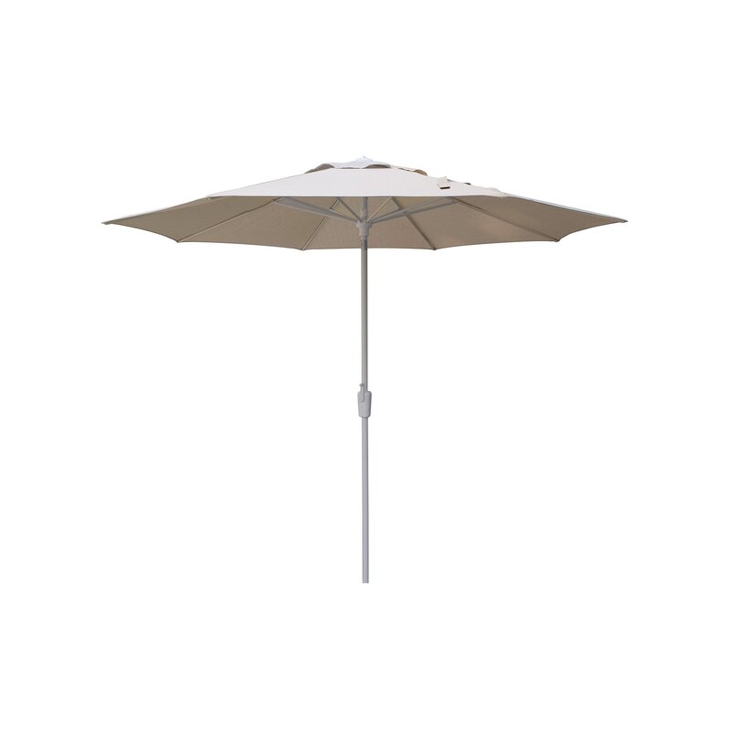 Madison Bali ronde luxe stokparasol Ø300 cm. - Clay/Champagne