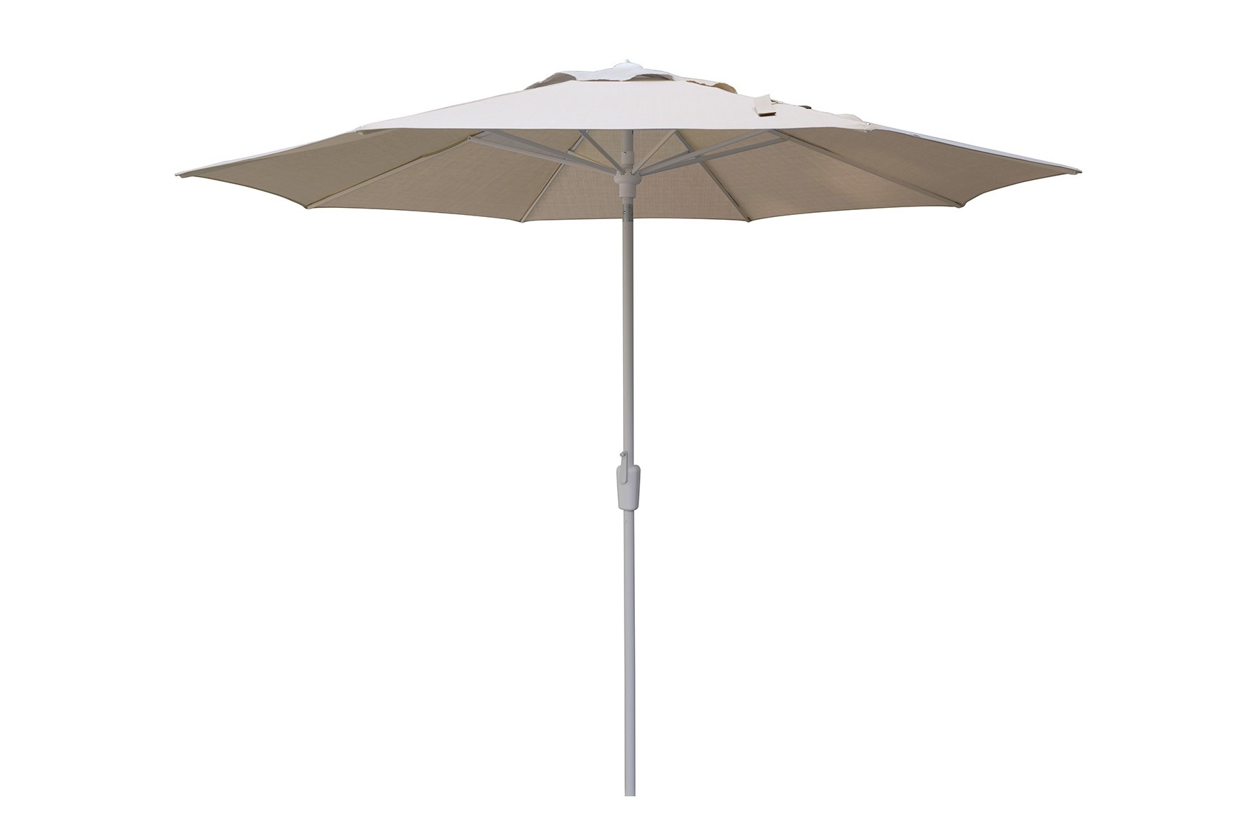 Madison Bali ronde luxe stokparasol Ø300 cm. - Clay/Champagne