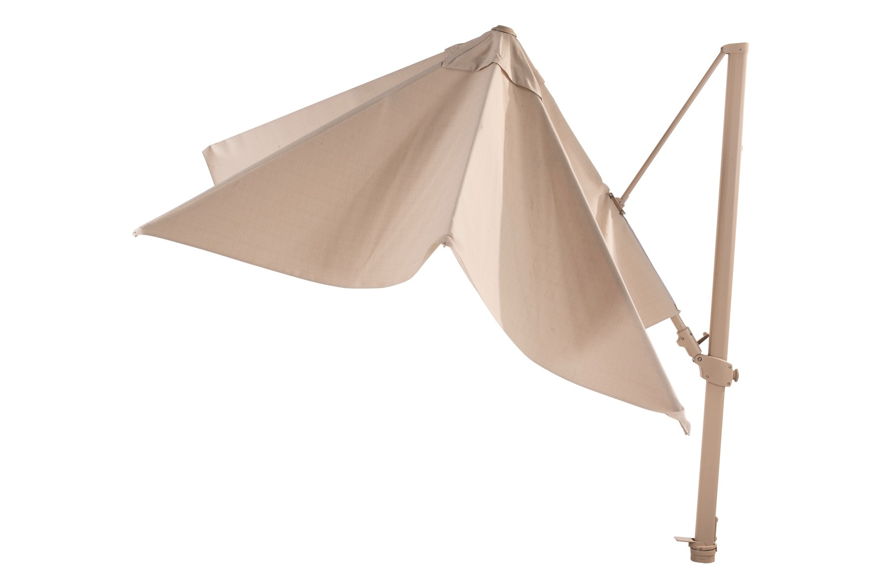 4-Seasons 4-Seasons zweefparasol Siesta Premium 300 x 300 cm - Latte/Zand