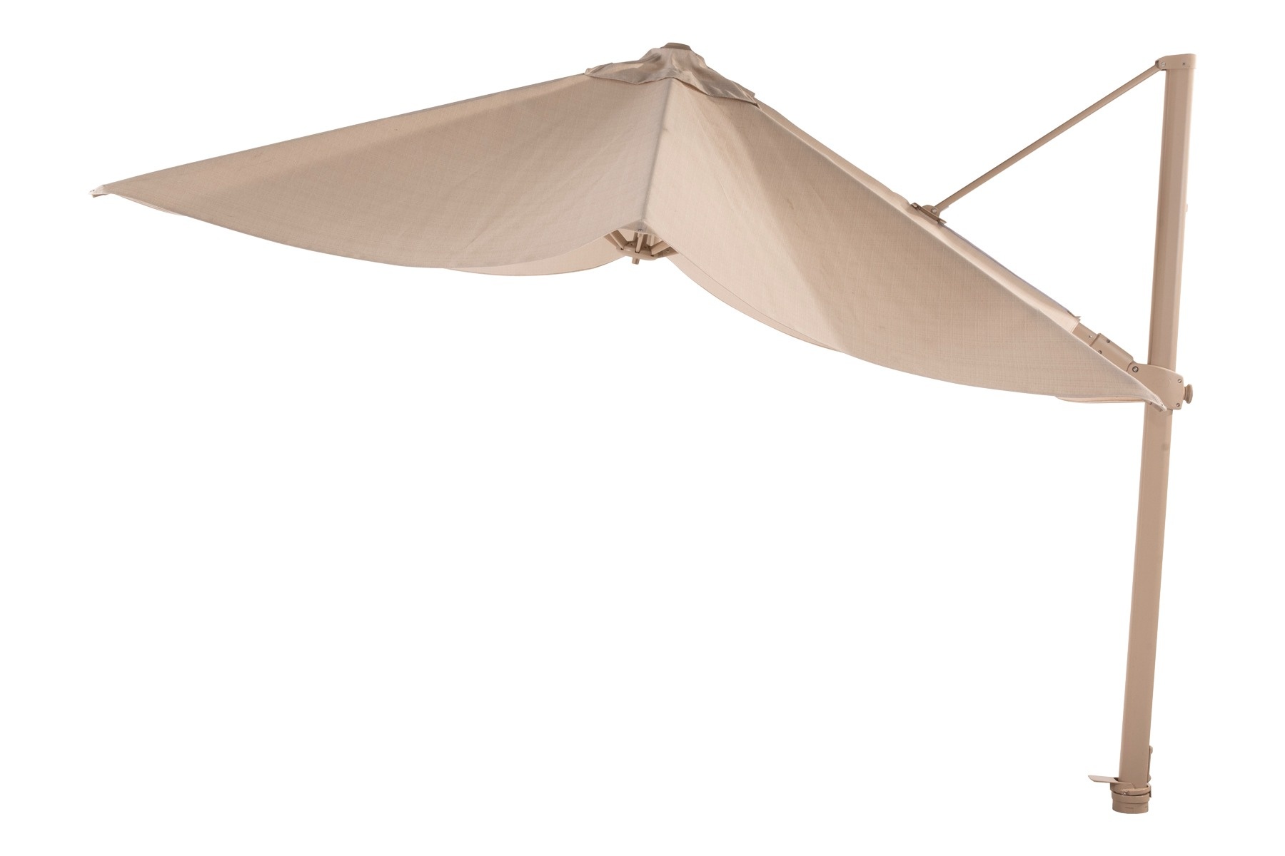 4-Seasons 4-Seasons zweefparasol Siesta Premium 300 x 300 cm - Latte/Zand