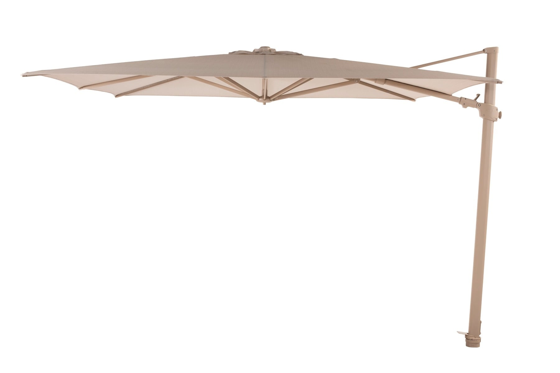 4-Seasons 4-Seasons zweefparasol Siesta Premium 300 x 300 cm - Latte/Zand