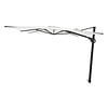 Perfect Shadow Eclipse zweefparasol 300x300 cm. Ultra - Antraciet/Soft Sand