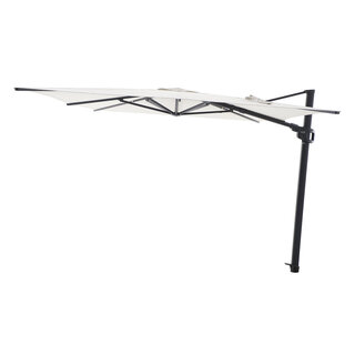 Perfect Shadow Eclipse zweefparasol 300x300 cm. Ultra - Antraciet/Soft Sand
