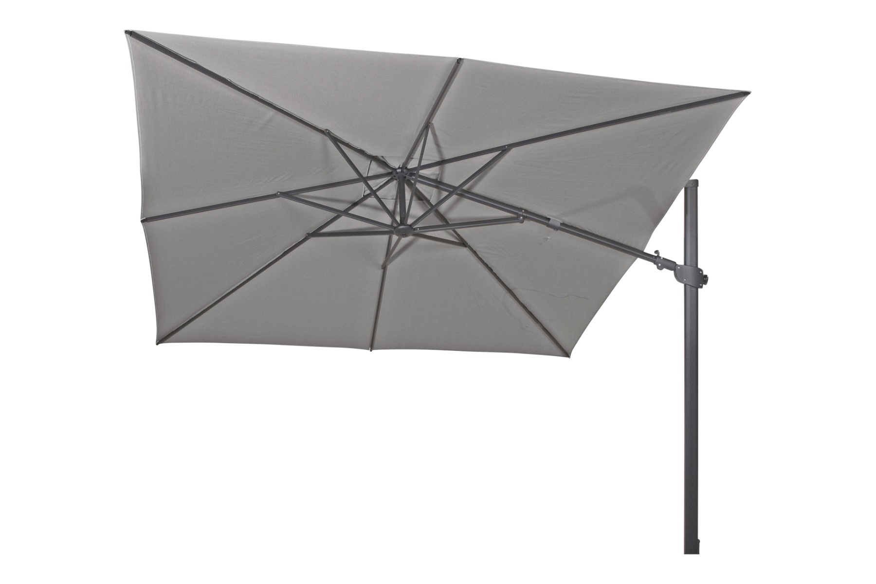 4-Seasons 4-Seasons zweefparasol Siesta Premium 300 x 300 cm Charcoal