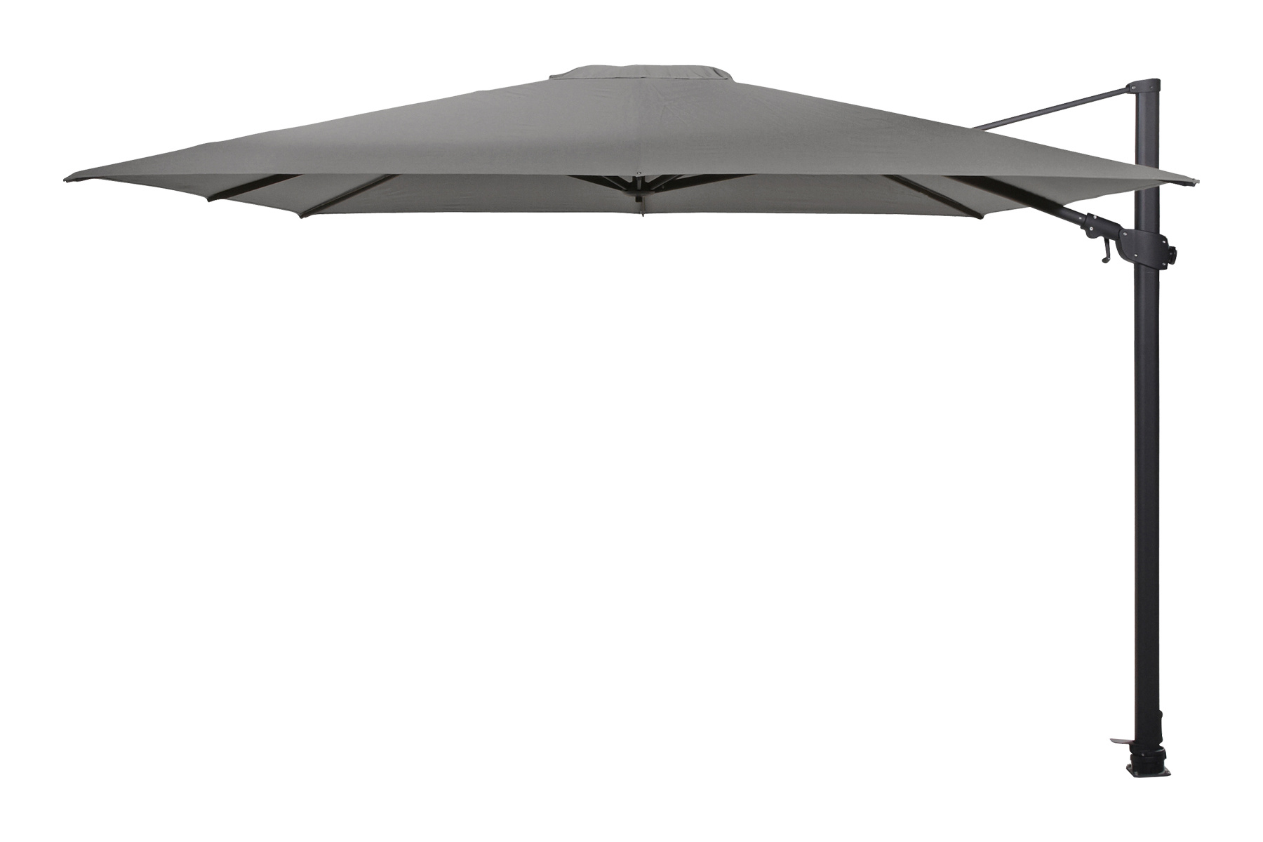 4-Seasons 4-Seasons zweefparasol Siesta Premium 300 x 300 cm Charcoal