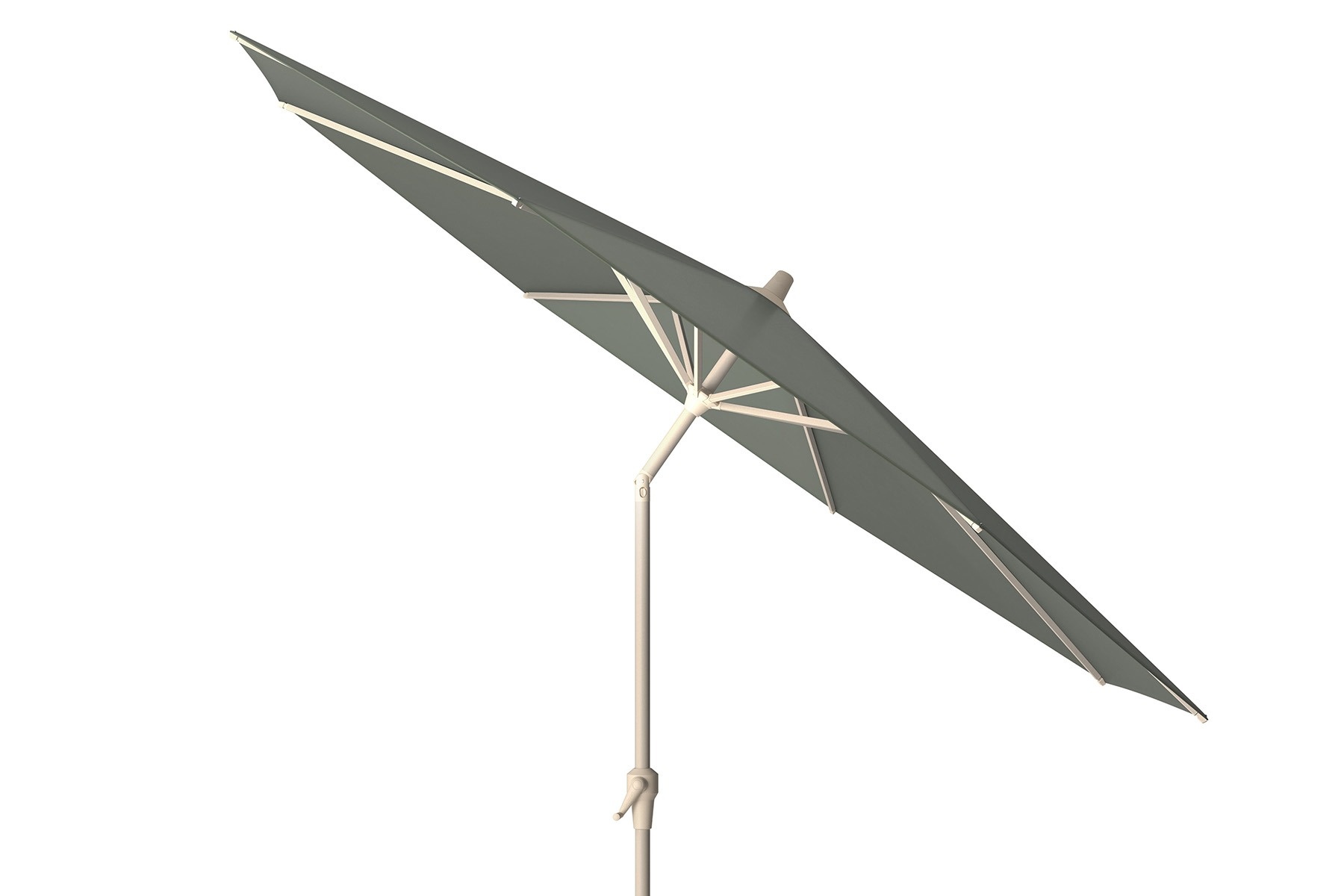Platinum Platinum Riva stokparasol rond 3 meter - Sandstone/Olive