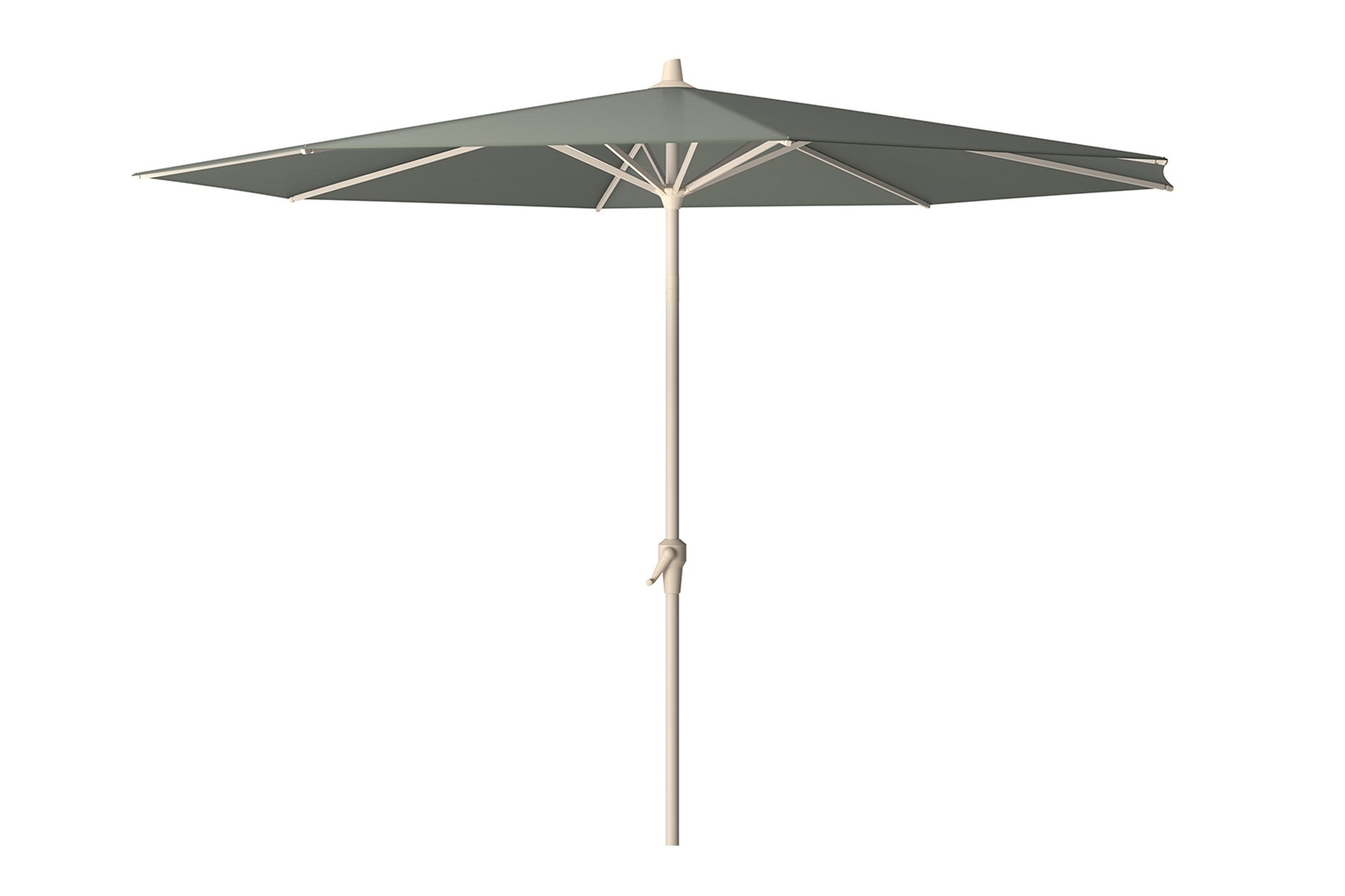 Platinum Platinum Riva stokparasol rond 3 meter - Sandstone/Olive