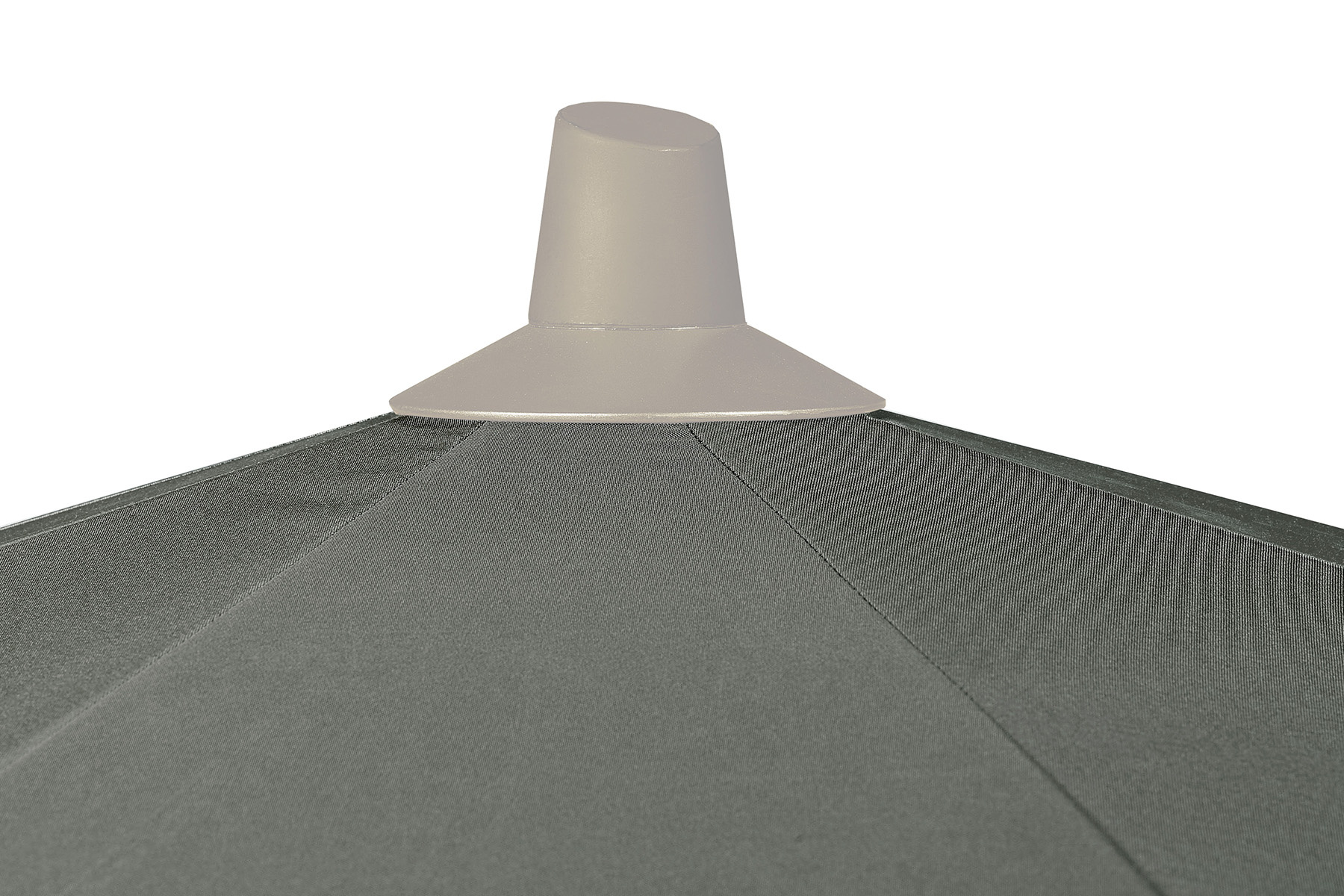 Platinum Platinum Riva stokparasol rond 3 meter - Sandstone/Olive