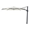 Perfect Shadow Eclipse ronde zweefparasol Ø350 cm. Ultra - Antraciet/Soft Sand