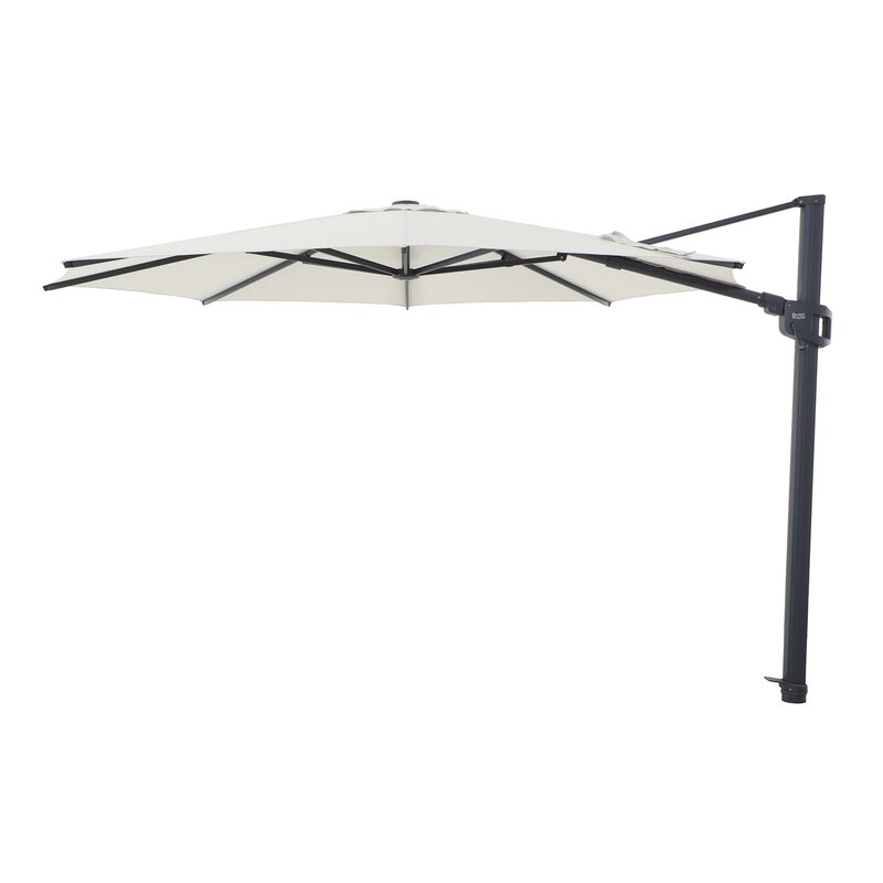 Perfect Shadow Perfect Shadow Eclipse ronde zweefparasol Ø350 cm. Ultra - Antraciet/Soft Sand