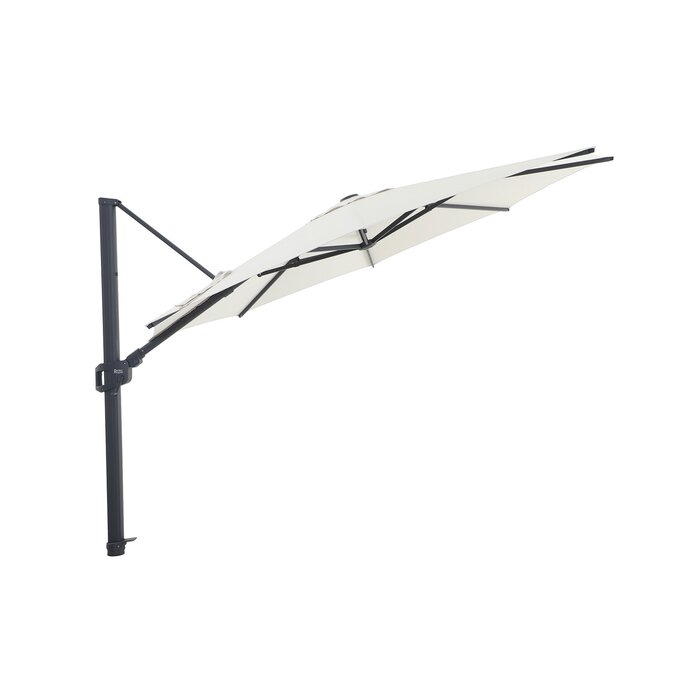 Perfect Shadow Perfect Shadow Eclipse ronde zweefparasol Ø350 cm. Ultra - Antraciet/Soft Sand