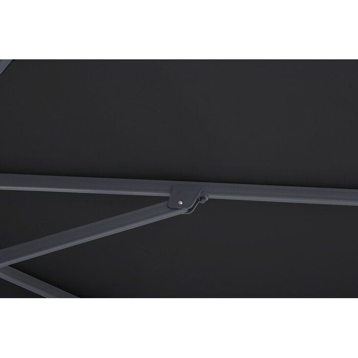 Perfect Shadow Perfect Shadow Eclipse ronde zweefparasol Ø350 cm. Ultra - Antraciet/Ash Black