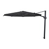 Perfect Shadow Eclipse ronde zweefparasol Ø350 cm. Ultra - Antraciet/Ash Black
