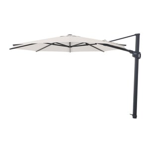 Perfect Shadow Perfect Shadow Eclipse ronde zweefparasol Ø350 cm. Ultra - Antraciet/Urban Taupe