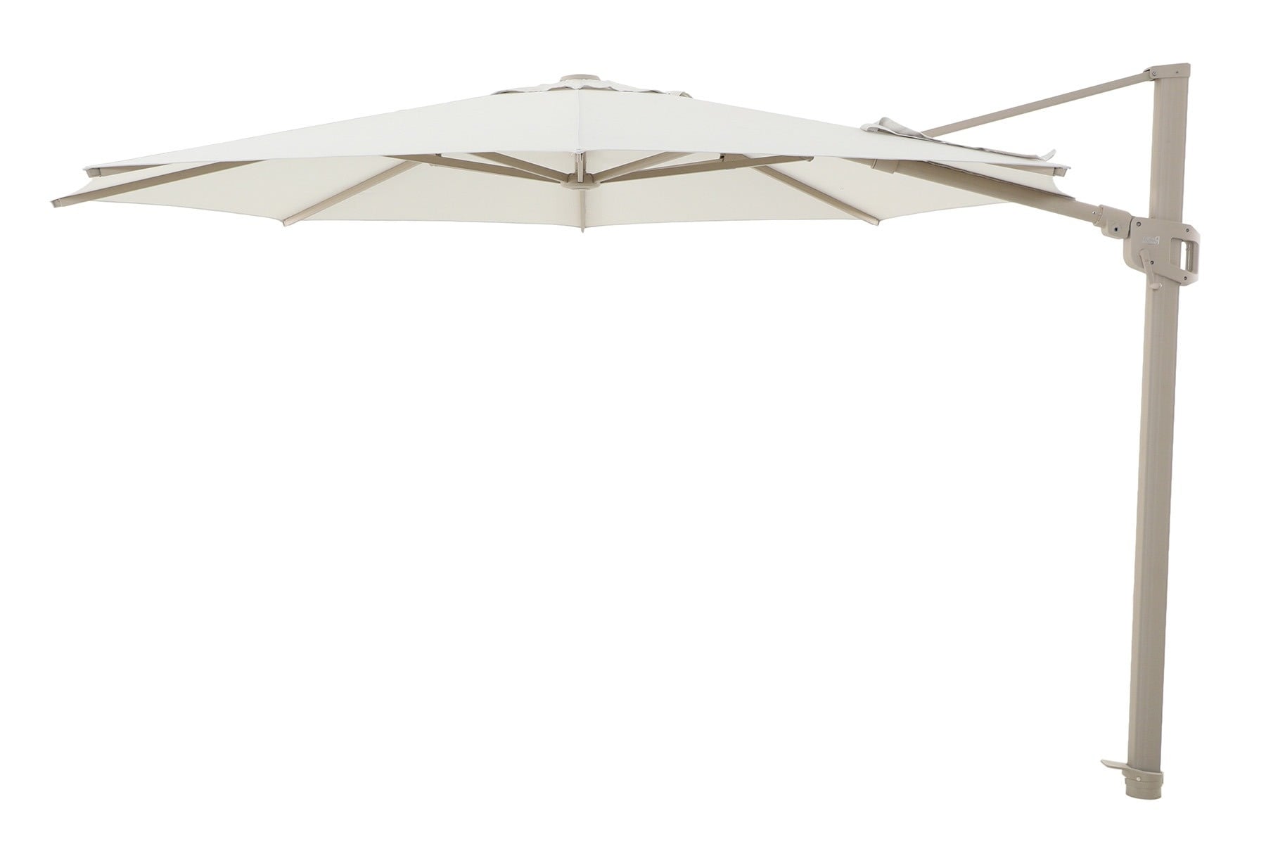Perfect Shadow Perfect Shadow Eclipse ronde zweefparasol Ø350 cm. Ultra - Latte/Soft Sand