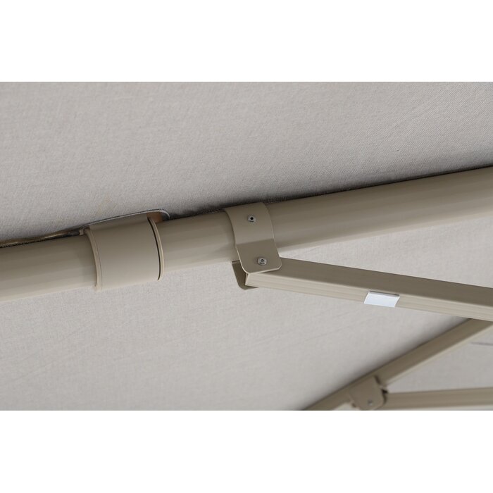 Perfect Shadow Perfect Shadow Eclipse ronde zweefparasol Ø350 cm. Ultra - Latte/Urban Taupe