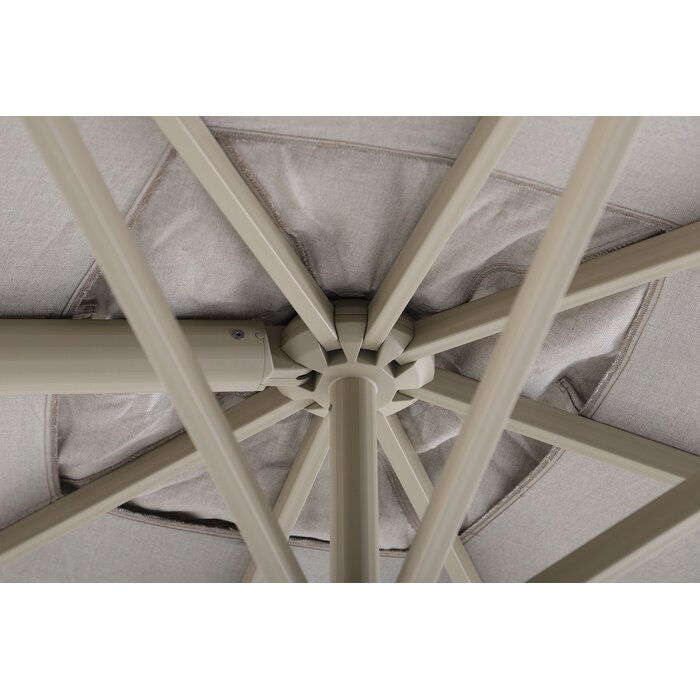 Perfect Shadow Perfect Shadow Eclipse ronde zweefparasol Ø350 cm. Ultra - Latte/Urban Taupe