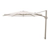 Perfect Shadow Eclipse ronde zweefparasol Ø350 cm. Ultra - Latte/Urban Taupe