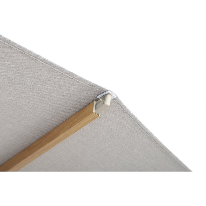 Perfect Shadow Eclipse ronde zweefparasol Ø350 cm. Ultra - Woodlook/Urban Taupe