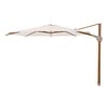 Eclipse ronde zweefparasol Ø350 cm. Ultra - Woodlook/Urban Taupe