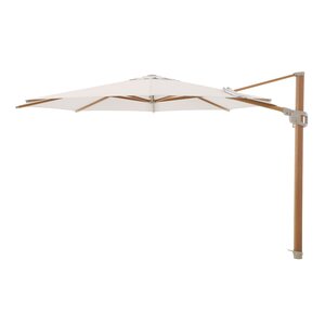 Perfect Shadow Eclipse ronde zweefparasol Ø350 cm. Ultra - Woodlook/Urban Taupe