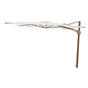 vdgarde Perfect Shadow Eclipse zweefparasol 300x300 cm. Ultra - Woodlook/Soft Sand