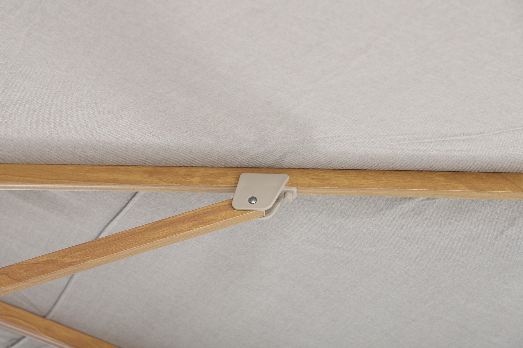 Perfect Shadow Perfect Shadow Eclipse zweefparasol 300x300 cm. Ultra - Woodlook/Urban Taupe
