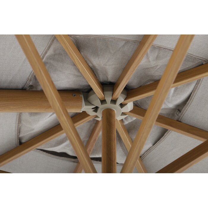 Perfect Shadow Perfect Shadow Eclipse zweefparasol 300x300 cm. Ultra - Woodlook/Urban Taupe
