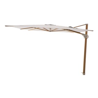 Perfect Shadow Eclipse zweefparasol 300x300 cm. Ultra - Woodlook/Urban Taupe