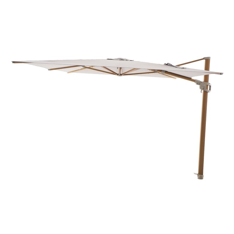 Perfect Shadow Perfect Shadow Eclipse zweefparasol 300x300 cm. Ultra - Woodlook/Urban Taupe