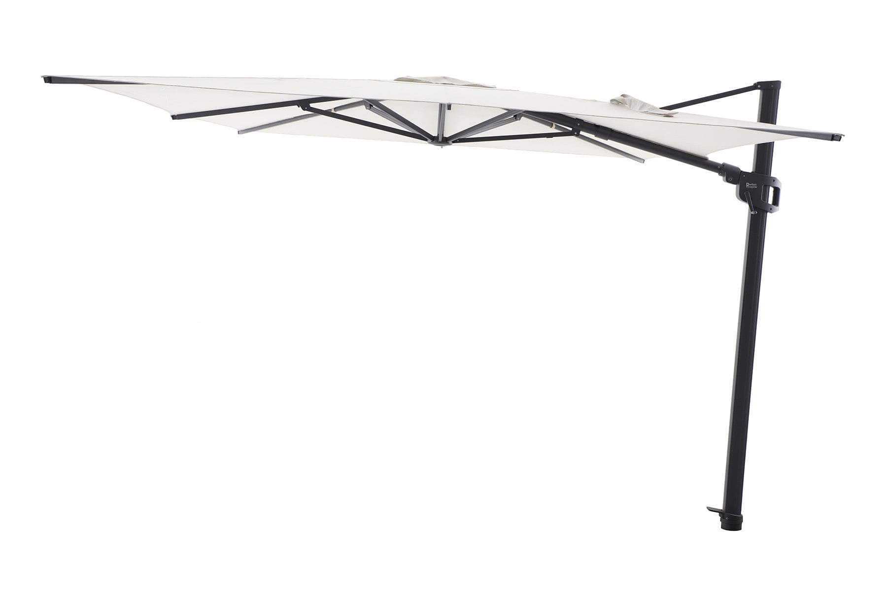 Perfect Shadow Perfect Shadow Eclipse zweefparasol 400x300 cm. Ultra - Antraciet/Soft Sand - Copy