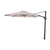 Perfect Shadow Luna ronde zweefparasol Ø350 cm. Flex+ - Antraciet/Taupe