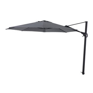 Perfect Shadow Perfect Shadow Luna ronde zweefparasol Ø350 cm. Flex+ - Antraciet