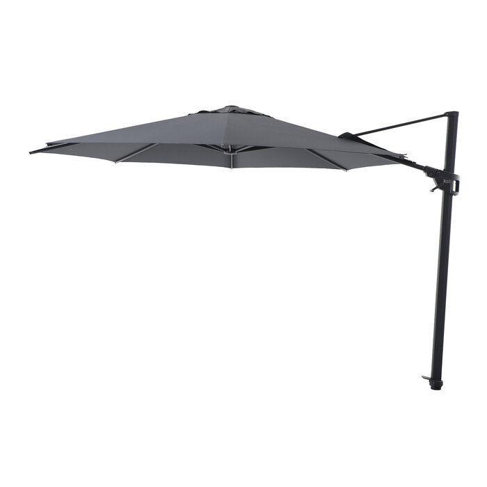 Perfect Shadow Perfect Shadow Luna ronde zweefparasol Ø350 cm. Flex+ - Antraciet