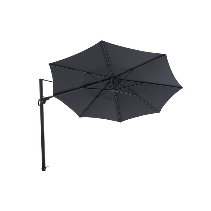 Perfect Shadow Perfect Shadow Luna ronde zweefparasol Ø350 cm. Flex+ - Antraciet