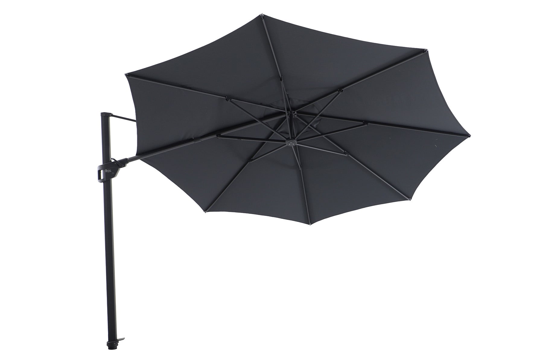 Perfect Shadow Perfect Shadow Luna ronde zweefparasol Ø350 cm. Flex+ - Antraciet