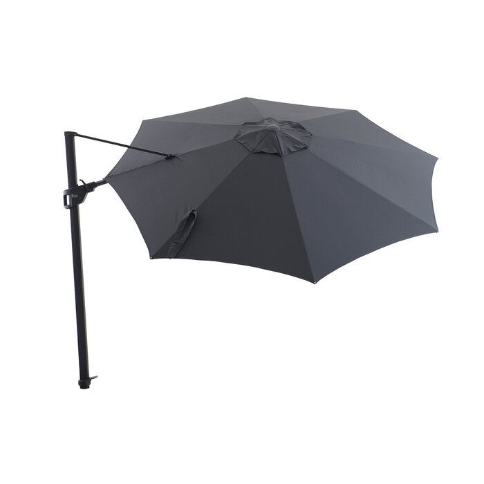 Perfect Shadow Perfect Shadow Luna ronde zweefparasol Ø350 cm. Flex+ - Antraciet