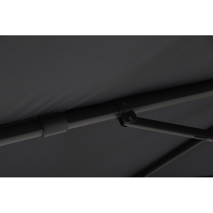 Perfect Shadow Perfect Shadow Luna ronde zweefparasol Ø350 cm. Flex+ - Antraciet