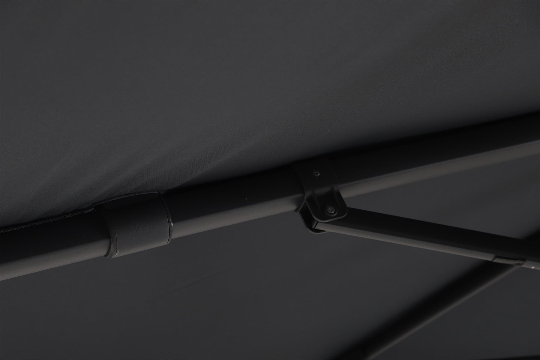Perfect Shadow Perfect Shadow Luna ronde zweefparasol Ø350 cm. Flex+ - Antraciet