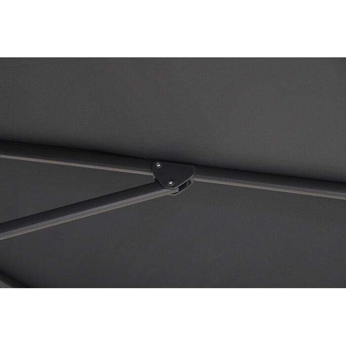 Perfect Shadow Perfect Shadow Luna ronde zweefparasol Ø350 cm. Flex+ - Antraciet