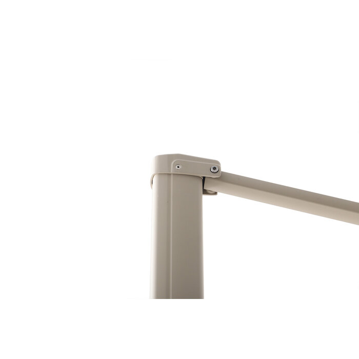 Perfect Shadow Perfect Shadow Luna ronde zweefparasol Ø350 cm. Flex+ - Latte/zand