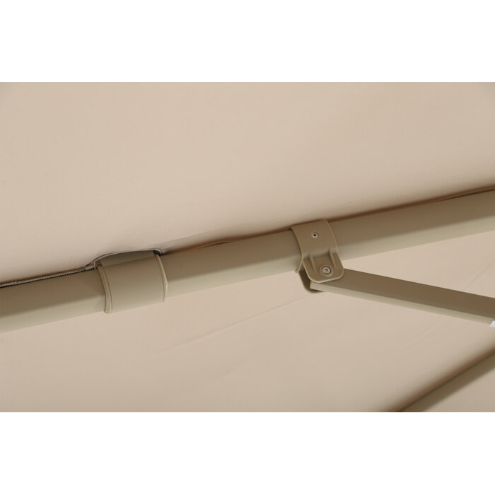 Perfect Shadow Perfect Shadow Luna ronde zweefparasol Ø350 cm. Flex+ - Latte/zand