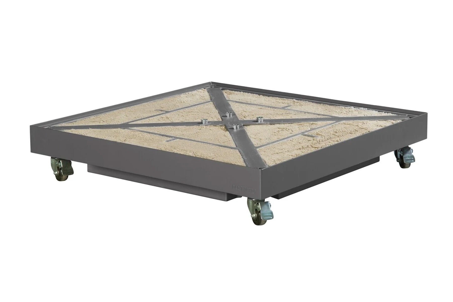 Platinum Platinum Ceramica verrijdbare vulbare parasolvoet 40 kg - Sandstone