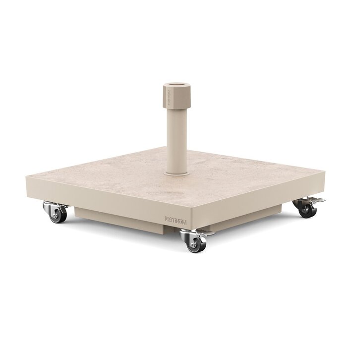 Platinum Platinum Ceramica verrijdbare vulbare parasolvoet 40 kg - Sandstone
