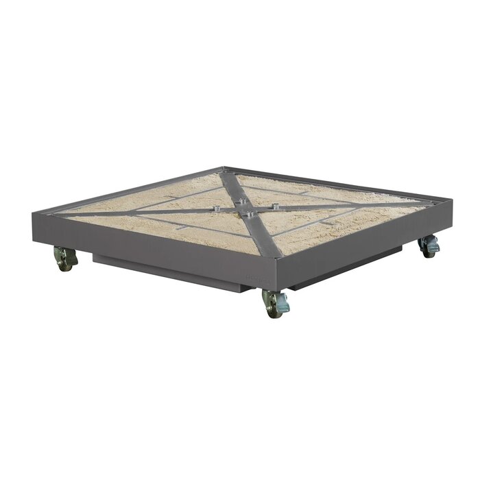 Platinum Platinum Ceramica verrijdbare vulbare parasolvoet 40 kg - Antraciet