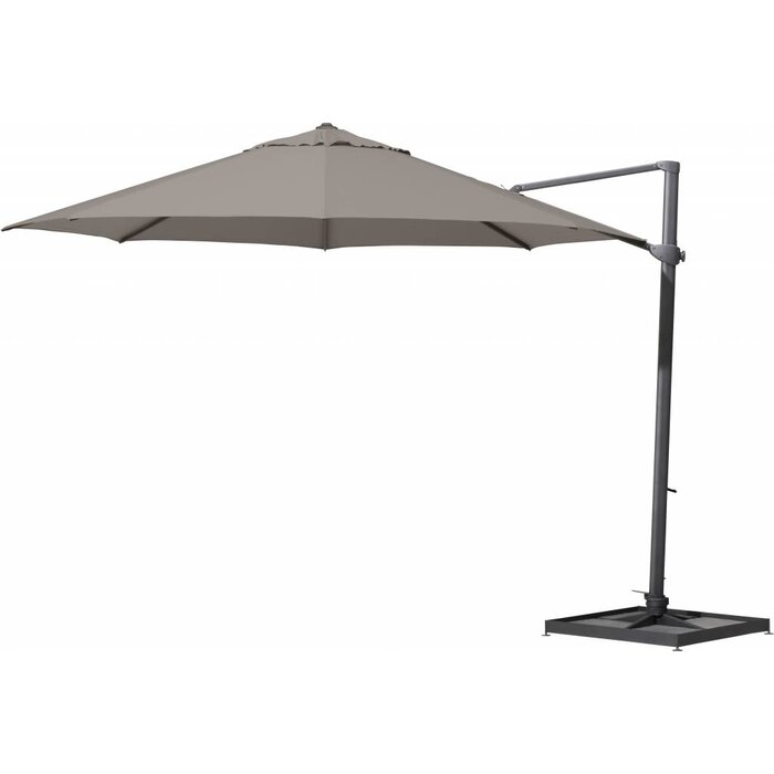 4-Seasons 4-Seasons Siesta zweefparasol 350 cm. taupe