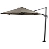 Garden Impressions Hawaii ronde zweefparasol 350 cm. - taupe